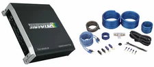 Autotek TA-1255.2 1200 Watt 2 Channel Stereo Car Audio Amplifier+Amp Kit