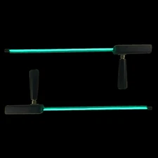 Electric LED Light Up Dowsing Rods Wicca Reiki Psychic Magik Divining Divination