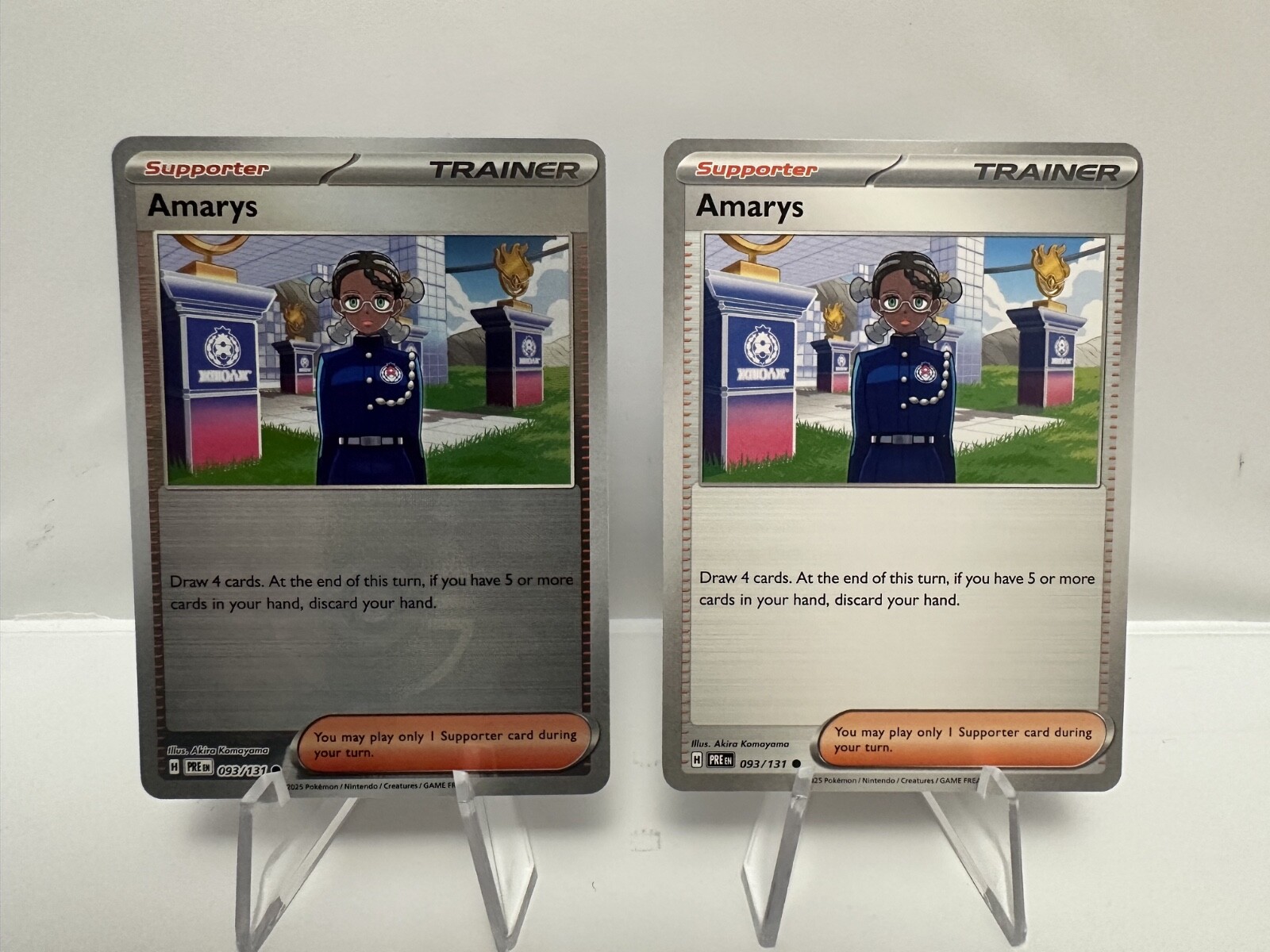 Prismatic Evolutions Poke Ball Reverse Amarys 093/131 Pokémon TCG NM