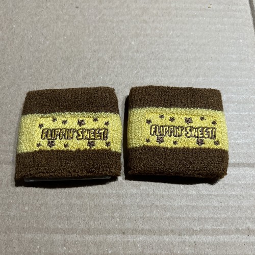 2006 Napolean Dynamite Pair of Wristbands- FLIPPIN’ SWEET - Brown & Yellow 