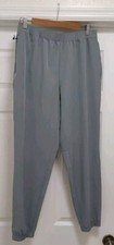 GapFit Performance Joggers Men's Medium Gray Pants Drawstring Elastic Waist