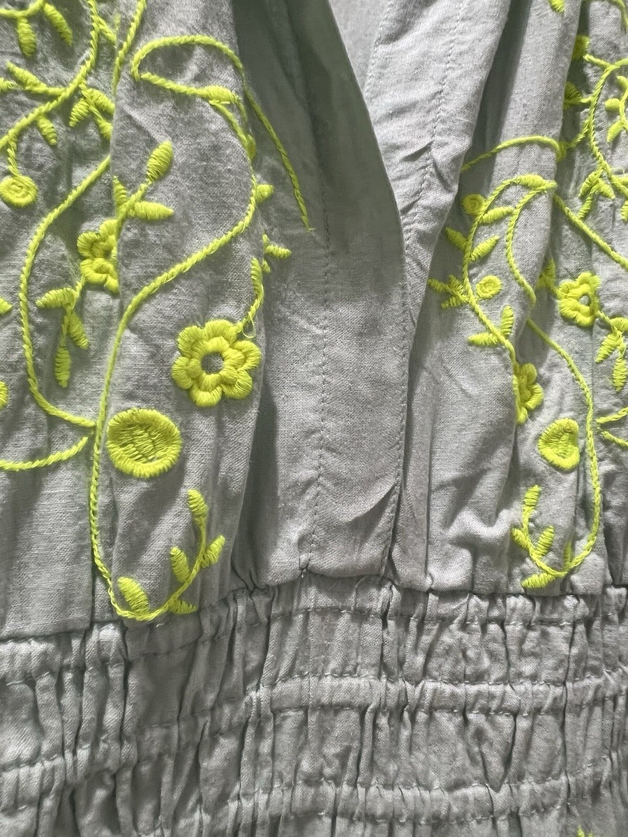 the somerset mini dress embroidered linen edition The Somerset Mini Dress: Embroidered Linen Edition