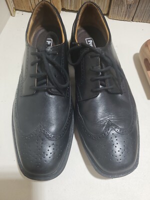 Dr Comfort Sz 13W Wing 8310 Men's Wingtip Black Leather Oxfords Dress Shoes  b24 | eBay