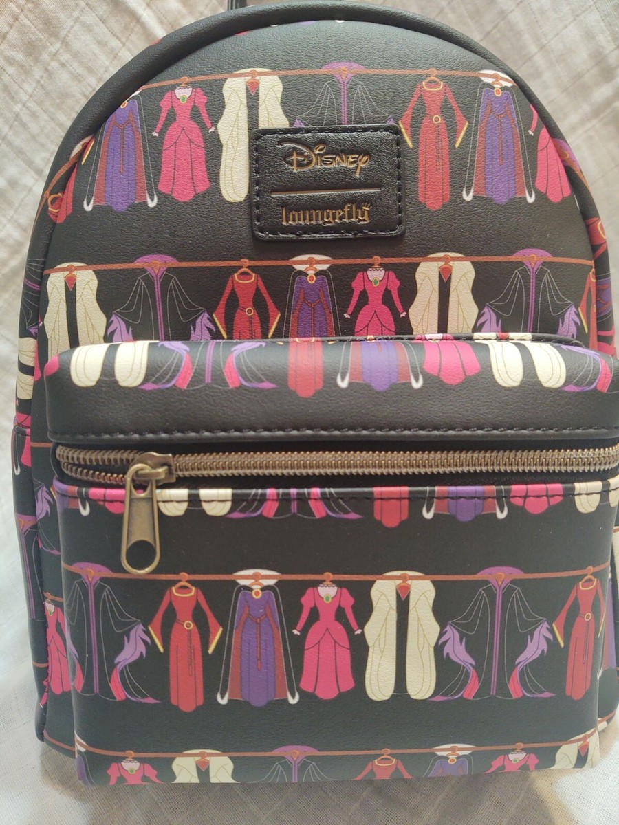 Loungefly Disney Villains Dresses Mini Backpack & wallet set  display picture 3