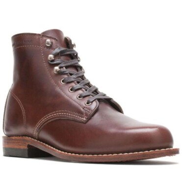 Wolverine Original 1000 Mile Plain Toe Boots W990083 Horween Leather Men Sz 14D