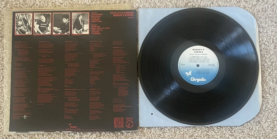 Stiff Little Fingers Nobody's Heroes 12" LP OG 1980 Canadian pressing VG+ Foto 2 de 2
