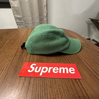 Supreme Ss21 String Camp Cap Green Great Condition! With