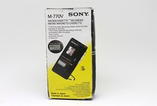 SONY Voice Microcassette Recorder M-770V Made In Japan