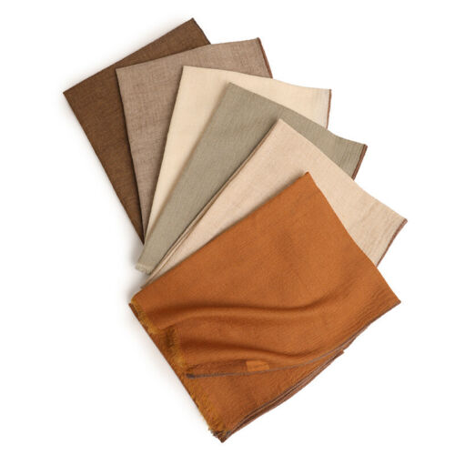 Pure Mongolian Cashmere 300s Scarf Wrap Shawl Plain Soft Thin Delicate 70"*20" - Picture 2 of 43