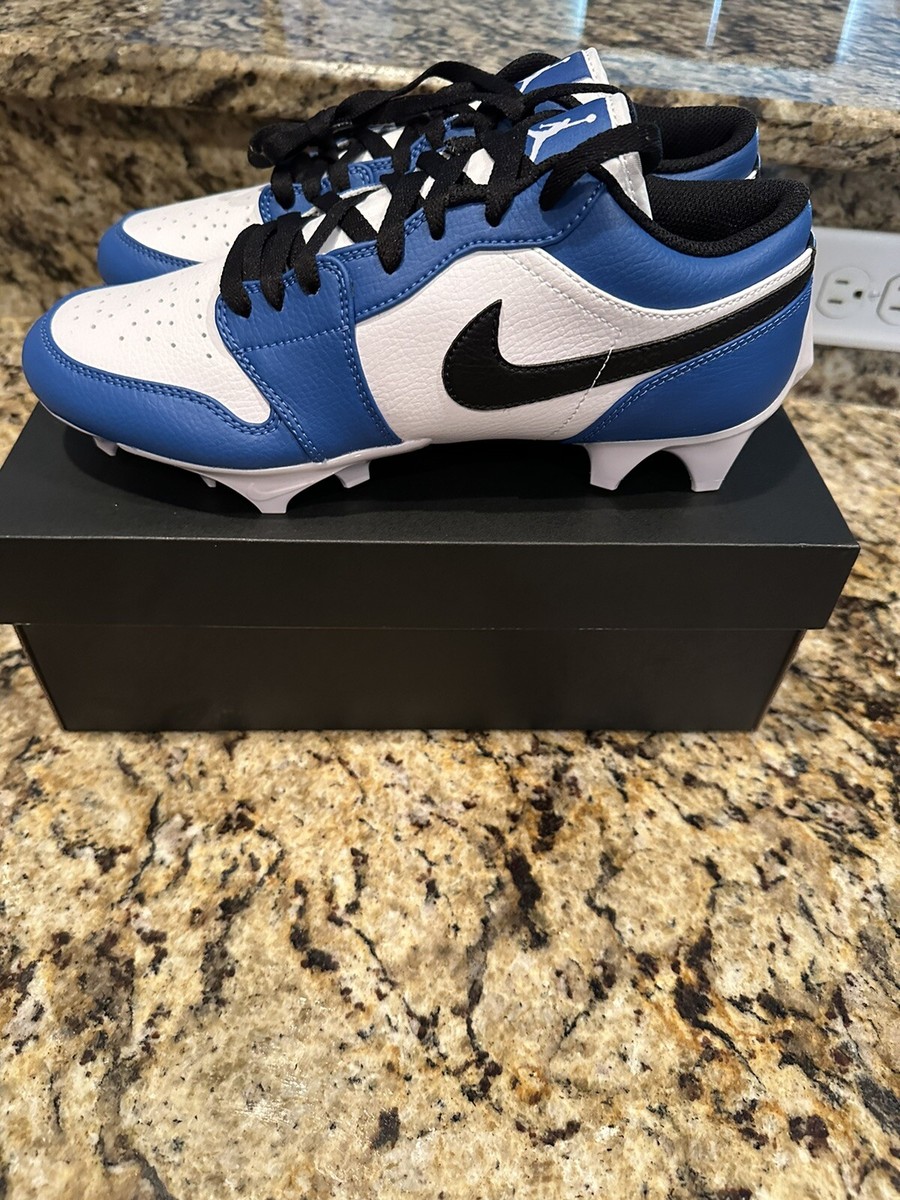 Jordan 1 Low Vapor Edge Td Football Cleat Size 9 Royal Blue