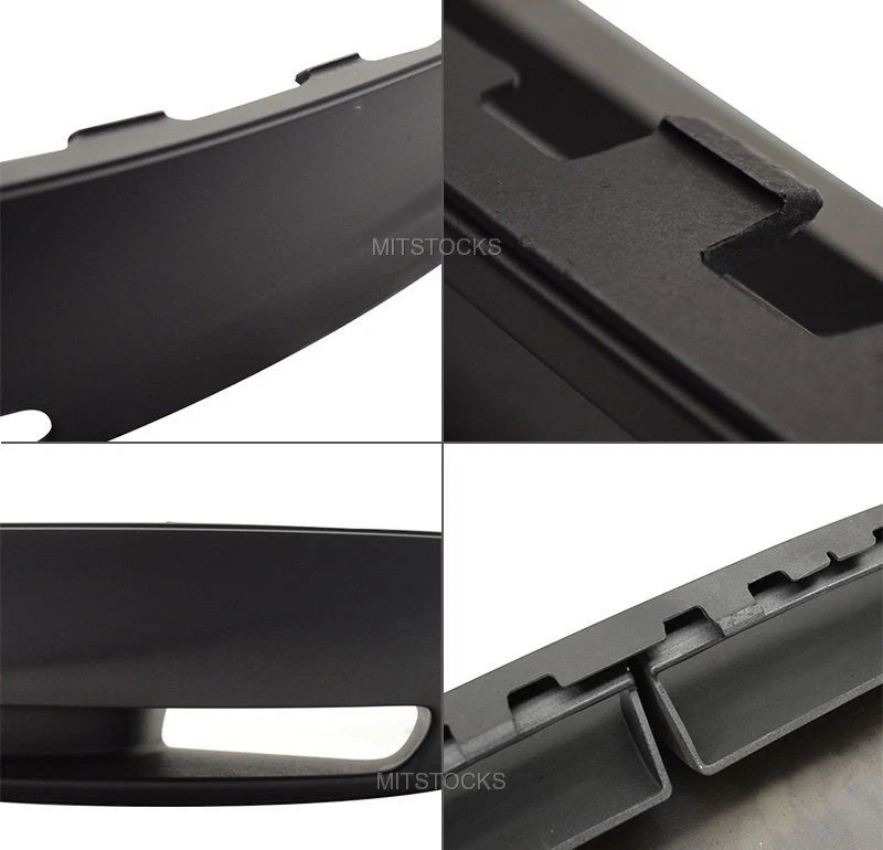 PARA JETTA MK4 1999-2005 ESTILO GLI PU NEGRO COMPLEMENTO PARACHOQUES DELANTERO ALERÓN LABIO BARBILLA Foto 3 de 4