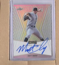 Matt Imhof BA-MI1 2014 Leaf Metal Draft Autograph Auto On-Card