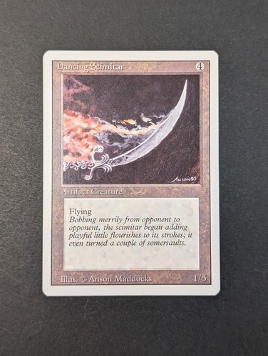 MTG - 1x Cimitarra Bailarina - Edición Revisada (3ª) - Casi Nueva/LP De Colección Rara - Mágica - Imagen 8 de 9