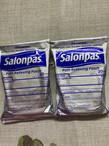 Salonpas Pain Relieving Patch 20/40/60/80/100/120/140 ct Hismitsu