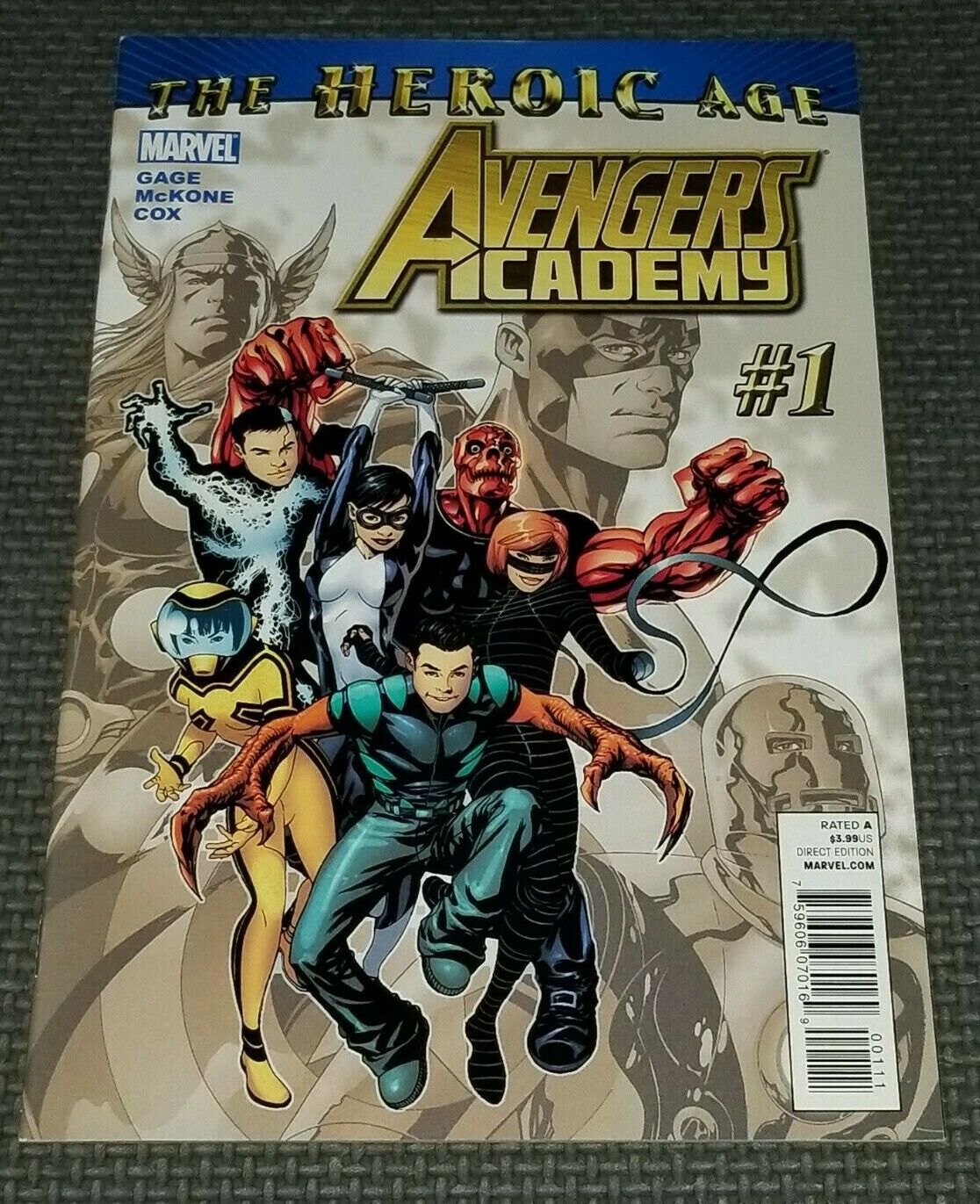 AVENGERS ACADEMY #1 (2010) Marvel 1st Appearance Hazmat Mettle Reptil 1st Print