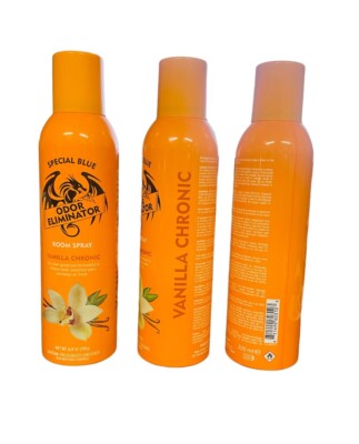 Special Blue Room Spray Voted Odor Eliminator Room Spray Vanilla Chronic 195g 3p