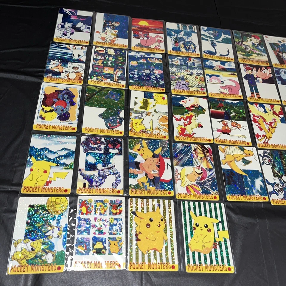 Pokemon Vintage Pocket Monsters Vending Adesivo de Prisma HOLO (36 Cartas) Charizard - Imagem 2 de 4