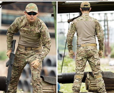 Tactical Military Mens Combat T-shirt 