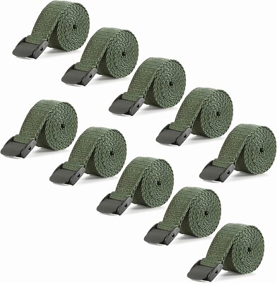 10 Pack Hunting Trail Camera Game Cam Mounting Straps Camera Tree Strap Belts