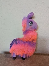 '2019 Llama Lefty Stuffed Animal by Fiesta Purple and Pink Fur Purple  13"