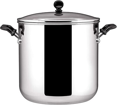 Farberware Classic 11 Quart Covered Stockpot W/ Glass Lid #71534 - Box Got Wet
