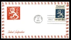 Mayfairstamps US FDC 1967 Finland Anniv Lion Symbol First Day Cover aax_69959