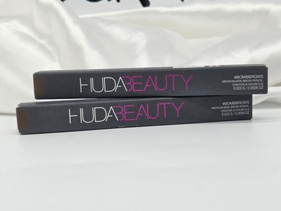 Huda Beauty Bombbrows Microshade Brow Pencil - Shade 5 Medium Brown - Pack of 2