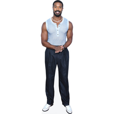 Michael B Jordan (Vest) Pappaufsteller lebensgross