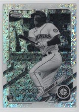 2021 Topps Chrome Black and White Mini-Diamond Refractor Evan White #61 0ck5