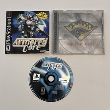 Armored Core (Sony PlayStation 1, 1997) PS1 CIB Complete Black Label Tested