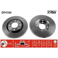 2x Bremsscheibe vorne für Opel Corsa F P2JO Crossland P17 Rocks-E | 26206949