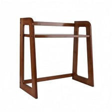 Natural Coffee Station Organizer, 2-Tier Wooden Kitchen Counter Shelf for Bar...