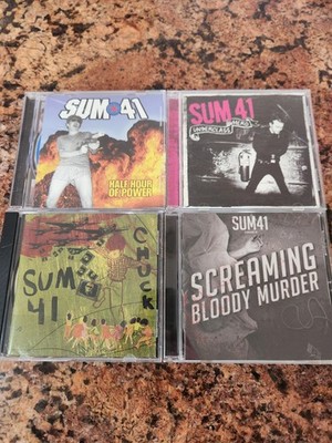 sum 41 cd lot (4) Half Hour Of Power, Underclass Hero, Scfeaming Bloody Murder,