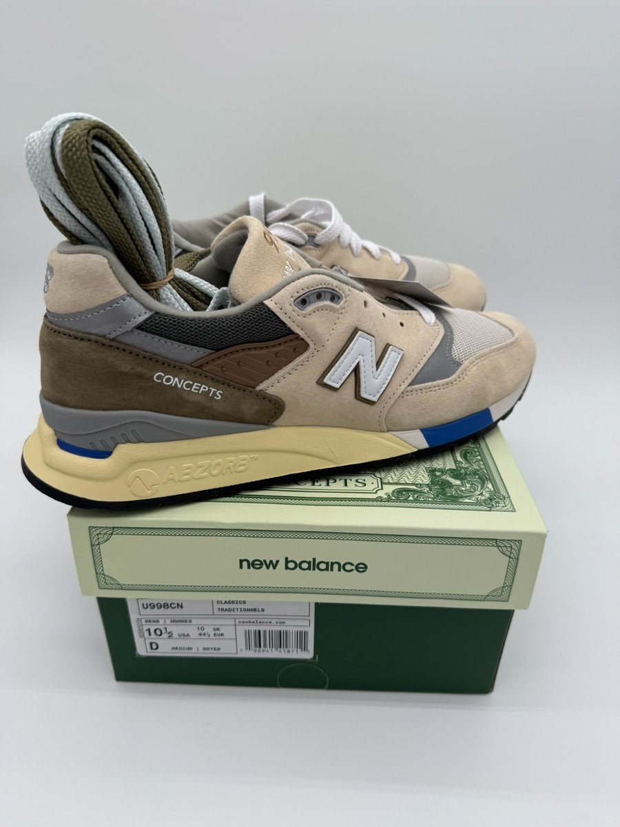 Size New Balance Concepts x 998 Made in USA 2023 C-Note