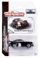 Majorette 212053062 -Porsche Motorsport Premium-Porsche 911 Carrera Rs2.7Schwarz