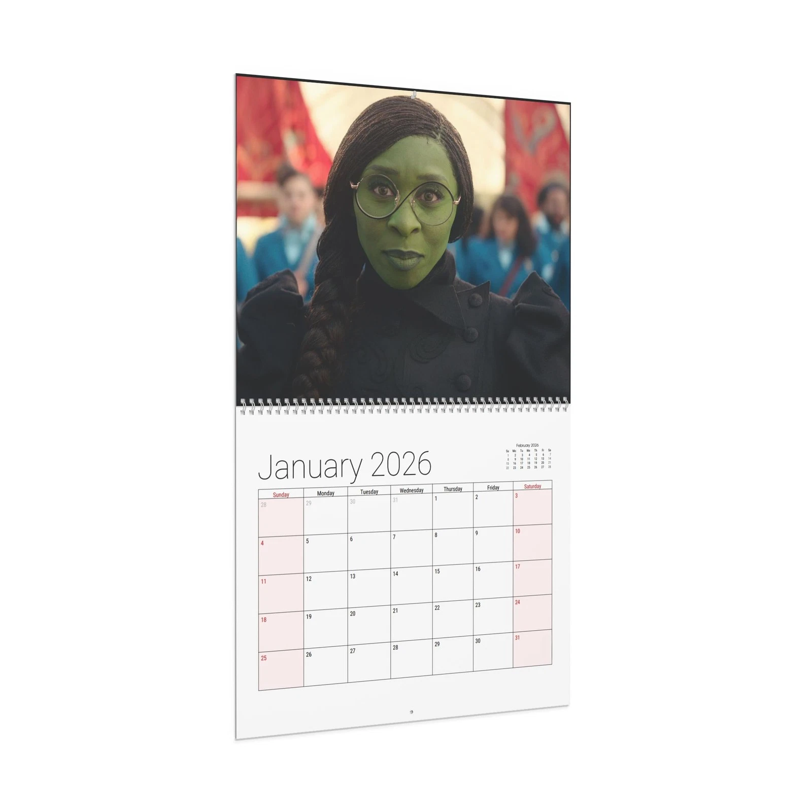 Wicked 2026 Wall Calendar - Home Decor and Movie Fan Gift