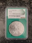 2014 American Silver Eagle $1 NGC MS69 – 1 oz .999 Fine Silver – Sealed Box Labe