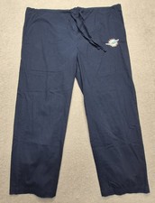 Vintage Miami Dolphins Track Pants Men XL Navy Blue Open Hem NFL Athletic