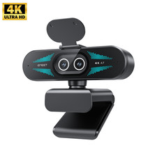 EMEET C63E 4K Webcam Dual Lens 11X Hybrid Zoom 73° Wide-Angle PDAF 2 Mics