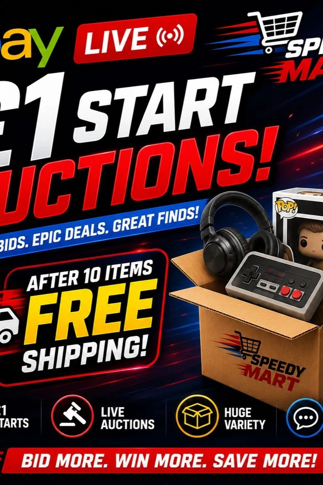 Mega Clearance! £1 Starting Bids – Speed Auction Madness
