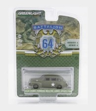 GREENLIGHT 61040A FORD USA - DELUXE ARMY STAFF CAR 1942 - MILITARY GREEN - 1/64