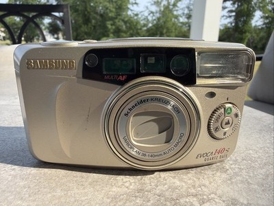 Samsung Evoca 140s 2000 Millennium Ed. - 35mm Film Point&Shoot Camera,Flash Test