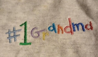 ''#1 Grandma'' Tee ~ XL ~ Embroidered ~ Super Nice! ~