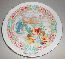 🌎COLLEZIONISMO PIATTO TONDO CATTABRIGA 1989 n.698 - r.capodimonte  🌎