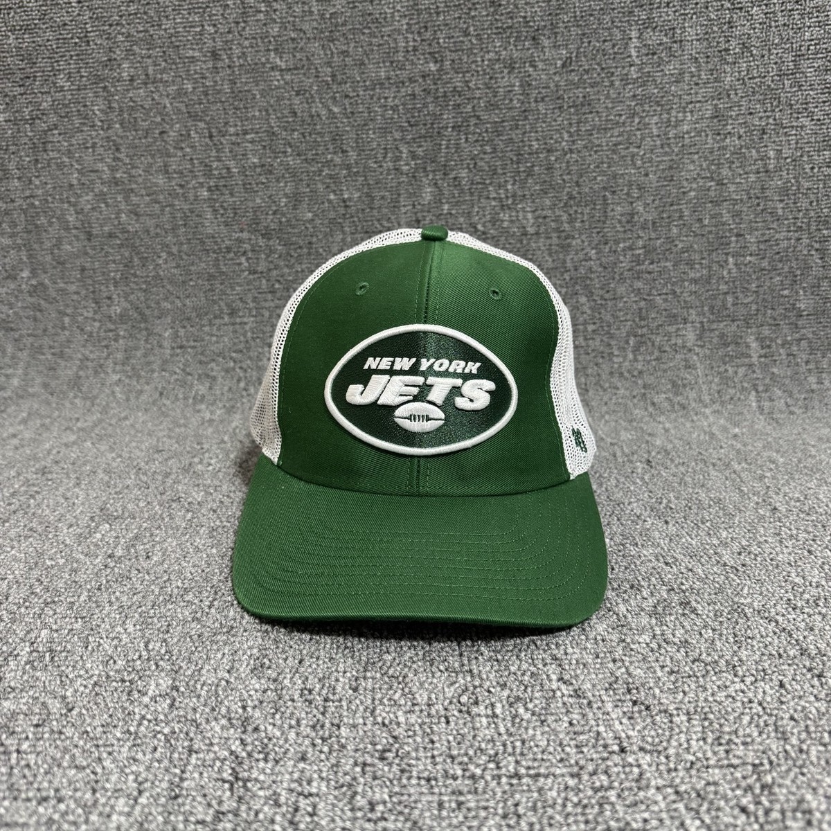 '47 Brand New York Jets Trucker Strapback Green White One Size NFL Hat