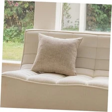  Linen Euro Sham Pillow Cover 24x24 Euro Pillow 24" x 24" (Pack of 1) Burlap