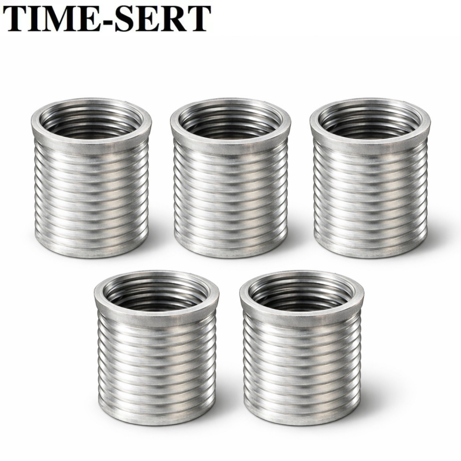 5x TIME-SERT® M14 x 1.25 x 24mm Spark Plug Inserts – Flat & Tapered Seat, Ford