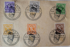 Bizone, ab 1945, Lot, gestempelt, amerikanischer Druck, Sonderstempel, Satz