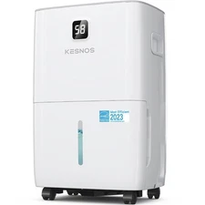 Kesnos 80 Pints Energy Star Dehumidifier for Home & Basement with Drain Hose,...