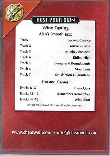 Host Your Own Wine Tasting Party Kit (CD, 2004) - Foto 2 di 2